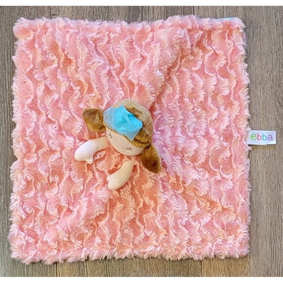EBBA Pink & Blue Hanna Lil Luvster Girl Doll Aurora World Lovey Security Blanket - Picture 2 of 11